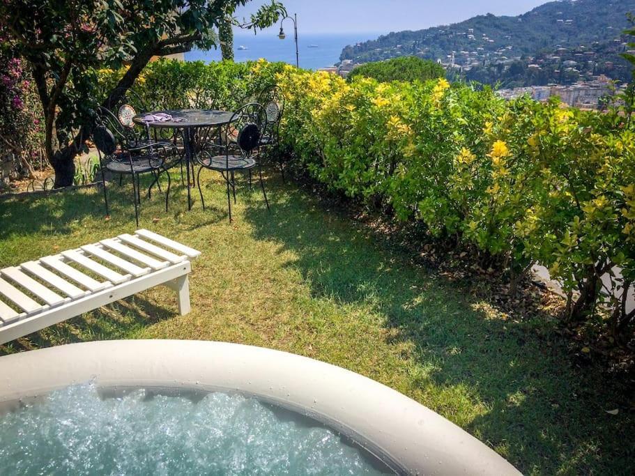 Apartamento Dreamy Loft Con Vista Mare Giardino E Jacuzzi Sconti Maggio E Giugno Santa Margherita Ligure Exterior foto